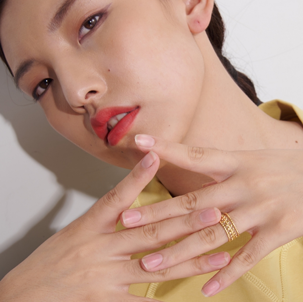 Designer Leaves Adjustable Ring - Picture 6 of 7